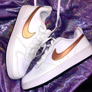 Rose Gold Nike Borough low
